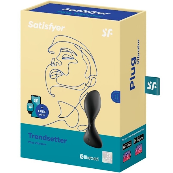 Satisfyer - Trendsetter Vibration Plug App Black