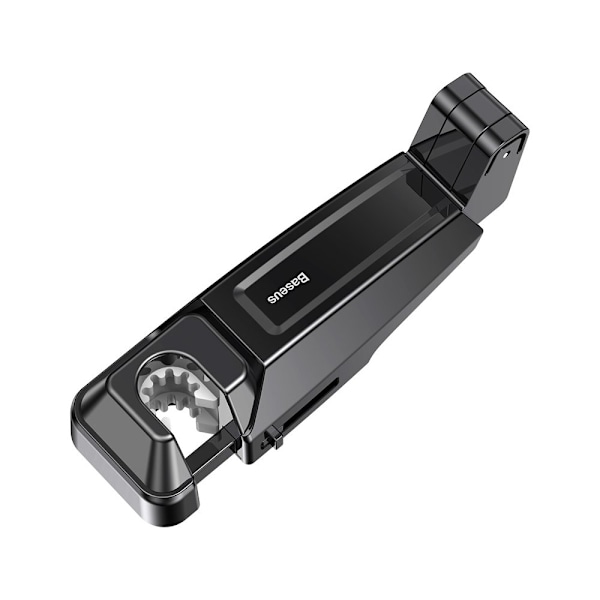 Baseus mobilholder med krog til bilen, 4"-6,5" - Sort Sort