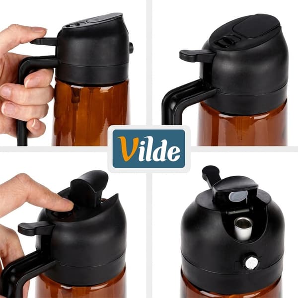 Glasolie- og eddikespray, 450 ml, brun