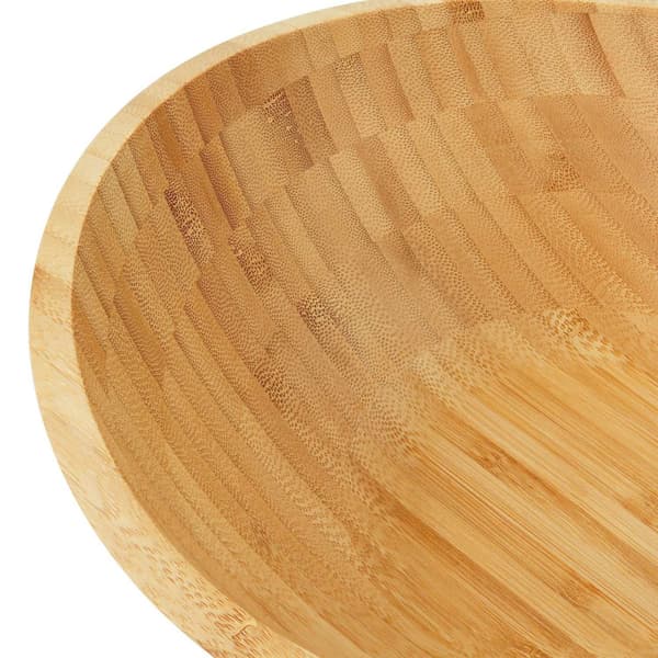 Bambuinen soikea salaattikulho – Luonnonmukainen, helppo puhdistaa