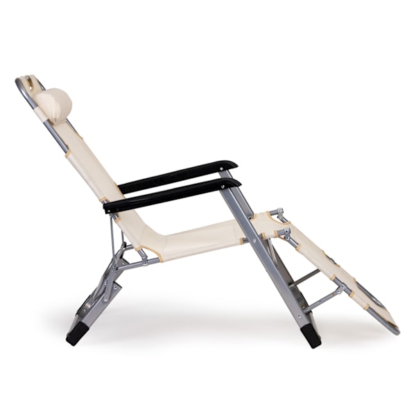 Liggestol, havestol, foldbar 2-i-1 liggestol