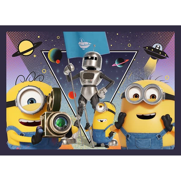 Minions-pusselset – 4-i-1, 35 till 70 bitar