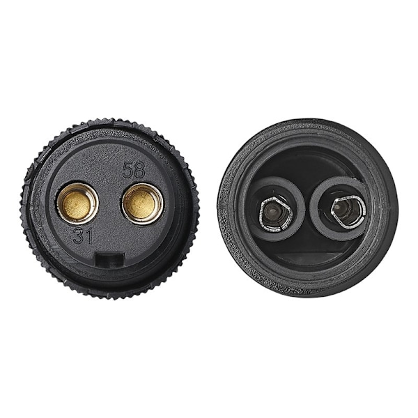 Plugg 2-polig PVC