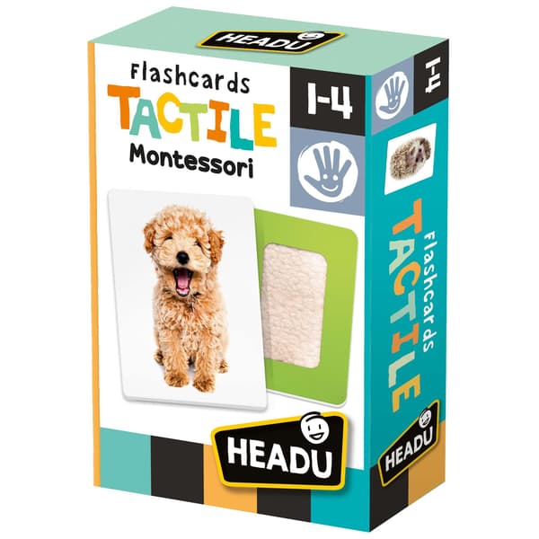 Montessori taktile flashcards til sensorisk læring