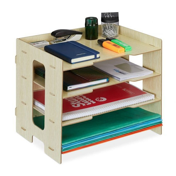Postilaatikko MDF, 3 lokeroa