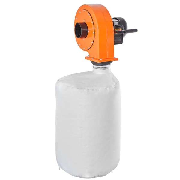 Väggmonterad dammuppsamlare, 1 hk 560 CFM, 2,5 mikron