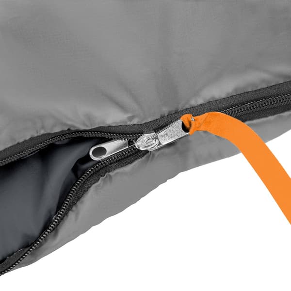 Sovsäck i antracit-orange, storlek L