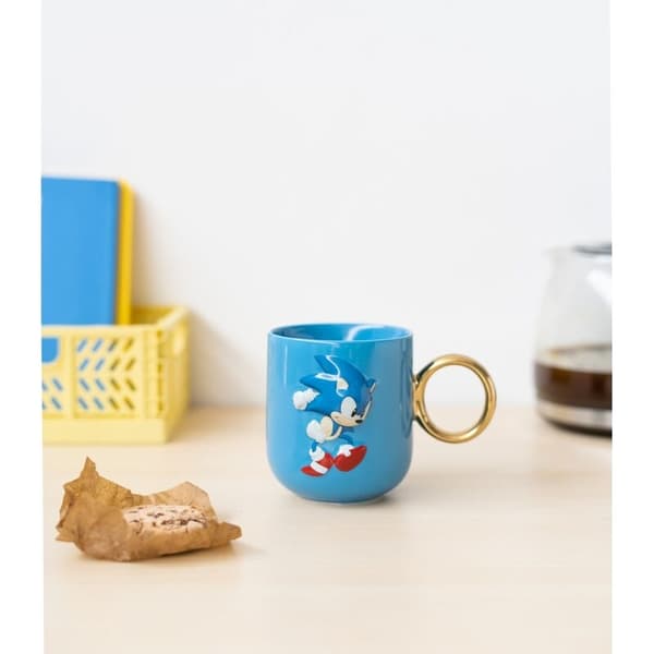 3D Sonic The Hedgehog-krus, 350 ml kapacitet