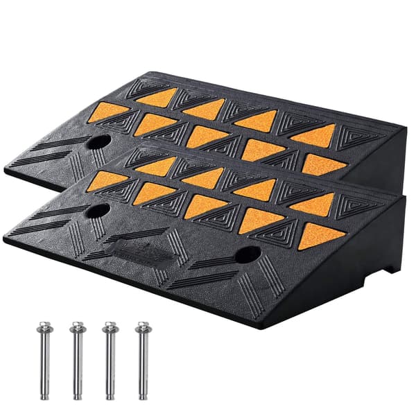 Gummikantramper 2-pack, 11,3 cm höjd, 4,3 ton