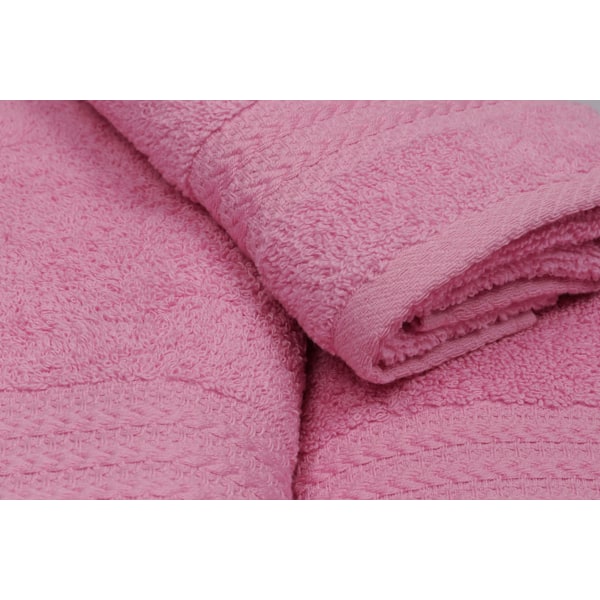 Håndklædesæt (3 stk.) Regnbue - Pink