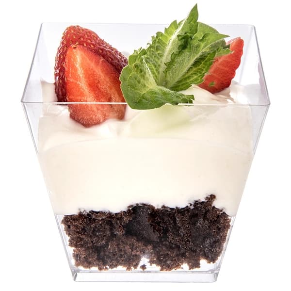 Dessertkoppset, 180 ml, Återanvändbara, 6 delar