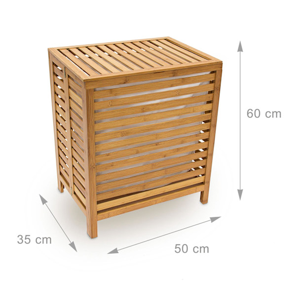Tvättkorg bambu