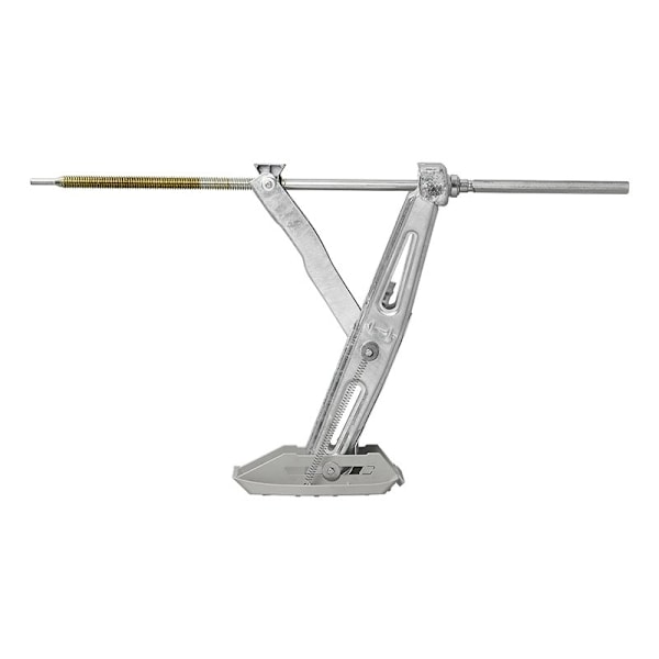 Hjørnestød 1000kg 605x280mm H:430mm inkl. stabilisatorfod og udvidet nivelleringsmekanisme