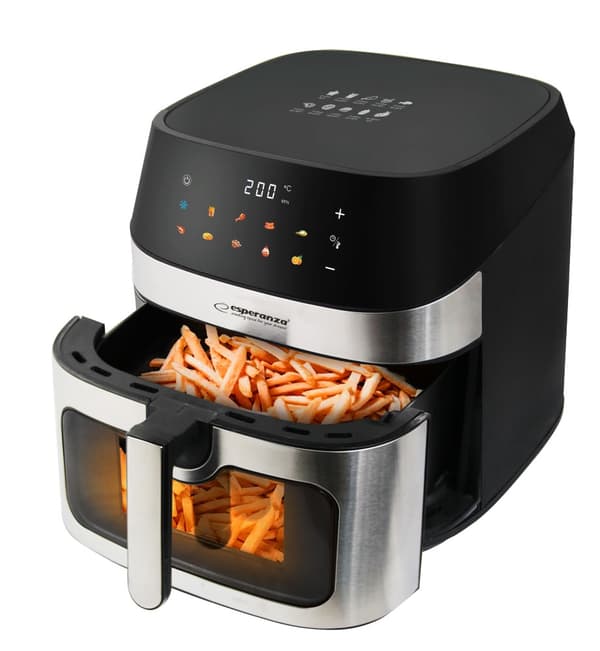 Air Fryer 8L – Oljefri matlagning, 10 förinställda program
