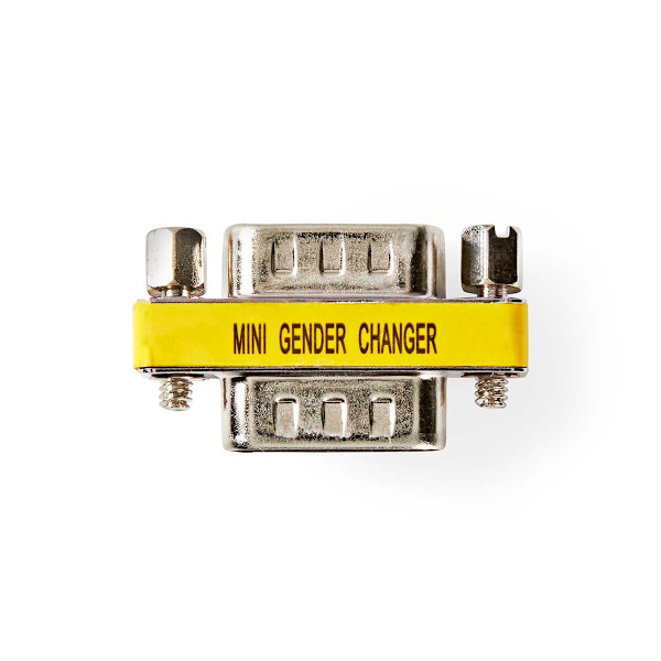 Seriel adapter | Adapter | D-SUB 9-Pin han | D-SUB 9-Pin han | Nikkelplateret | Metal | Box