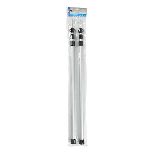 Telttatanko teleskooppi 93-230cm - 2kpl sarja