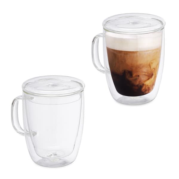 Dubbelväggiga dricksglasset om 2