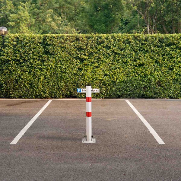 Sammenklappelig barrierestolpe