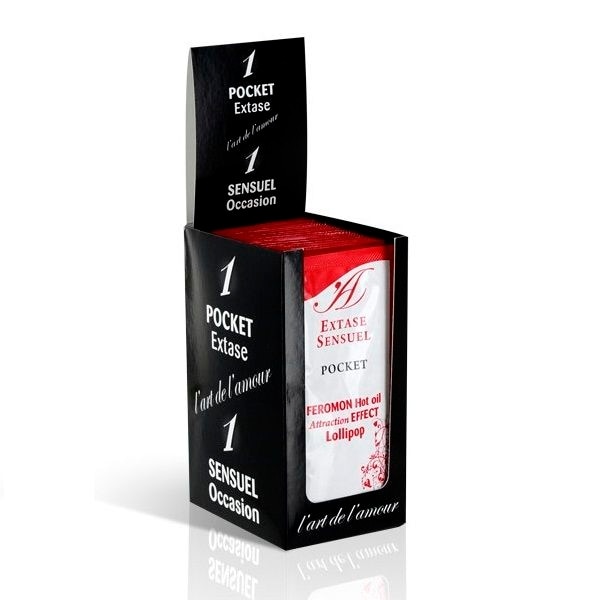 Extase Sensual - Hierontaöljy lämpövaikutuksella feromonit Lollipop 10 ml