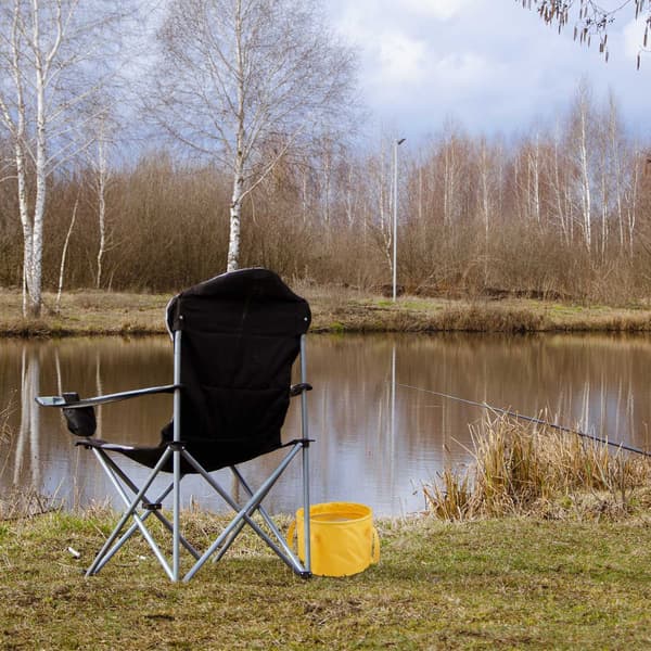 Sammenklappelig spand til camping 15 liter
