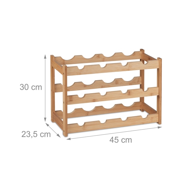 Viiniteline 12 pullolle