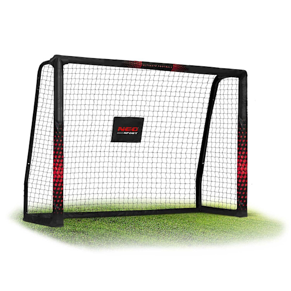 Fotbollsmål 180 x 120 x 60 cm, Svart/Röd, Modell NS-463