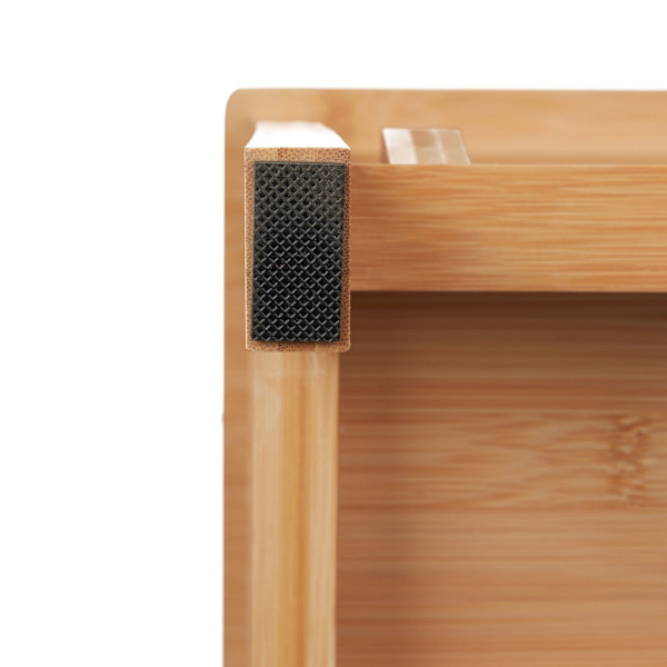 Fällbar trapppall av bambu
