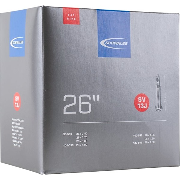 Schwalbe SV13J fatbike innerslang 26 x 3,5-4,8"