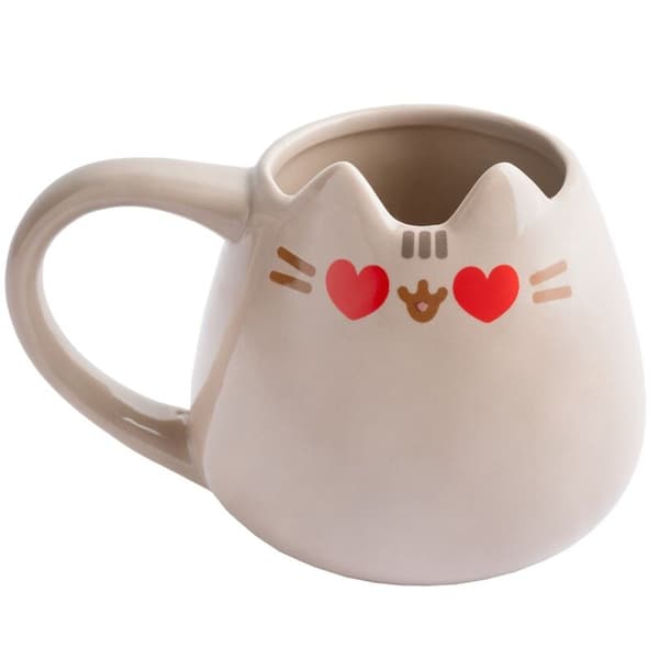 3D kattmugg, keramik, 12 oz kapacitet