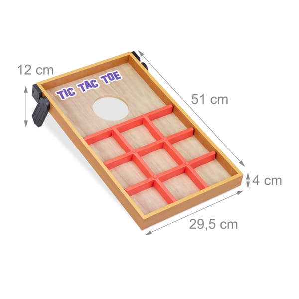 2-in-1-heittopeli cornhole & kolme peräkkäin