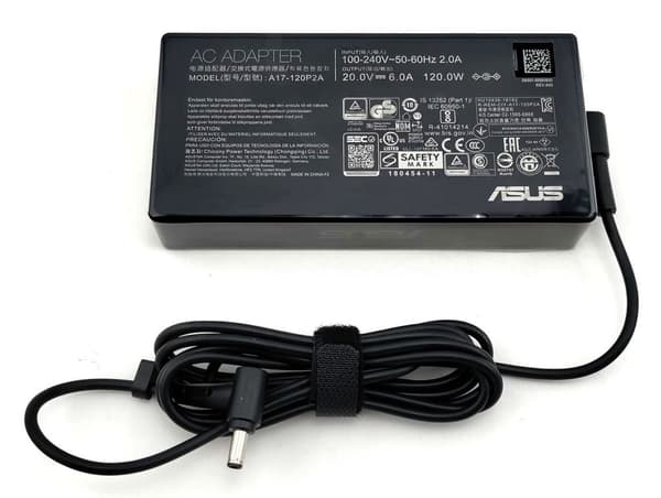 ASUS-verkkolaite 120 W / 20 V / 6 A / 4,5 mm / 3-nastainen