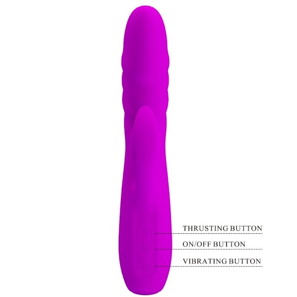 Pretty Love - Melanie Purple ladattava Rabbit Vibrator