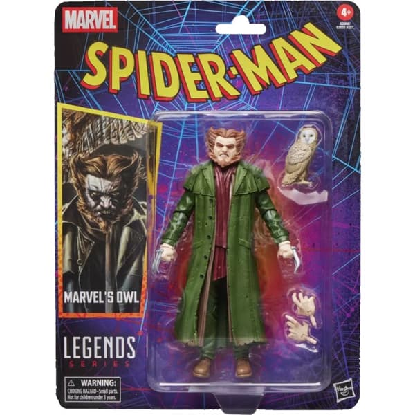 Marvel Legends -sarjan Spider-Man-pöllöfiguuri 15 cm