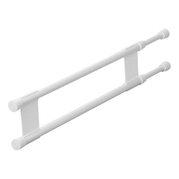 Kaksinkertainen kaappitanko jatkettava 41-71 cm