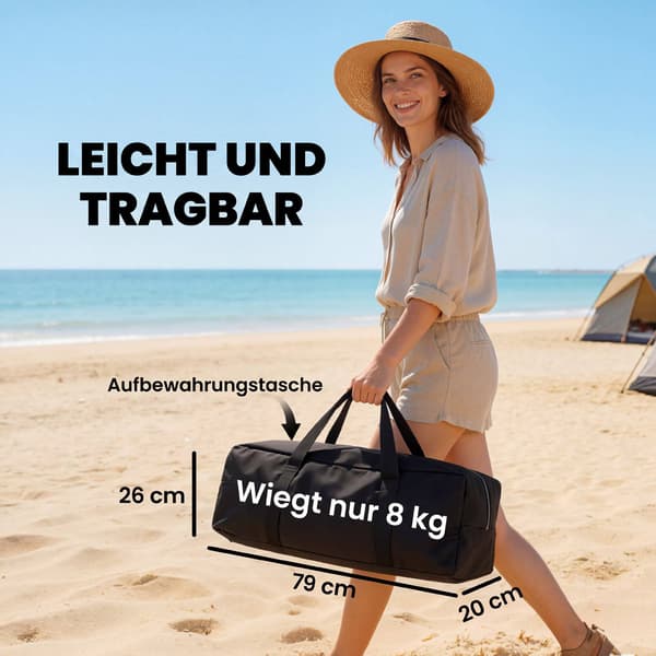 Hopfällbart campingbord i aluminium, 117x60 cm, ihopfällbart trälook