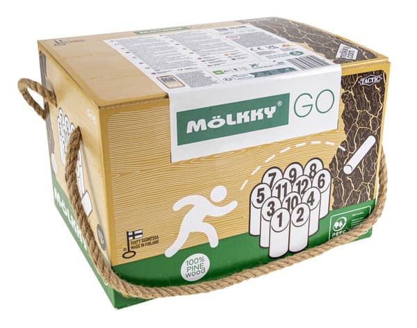 Mölkky Udendørsspil – Miljøvenlig papkasse