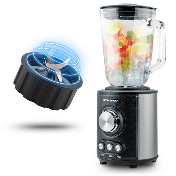 Kraftfull Blender 800W Berdsen BD-751, Svart