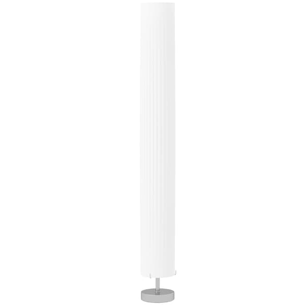 Gulvlampe, rustfrit stål, E27-sokkel, 120 cm