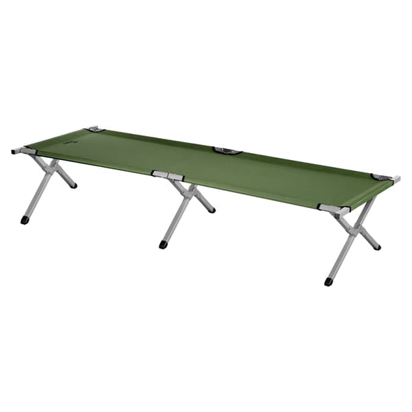 Hopfällbar tältsäng, grön, 200 cm
