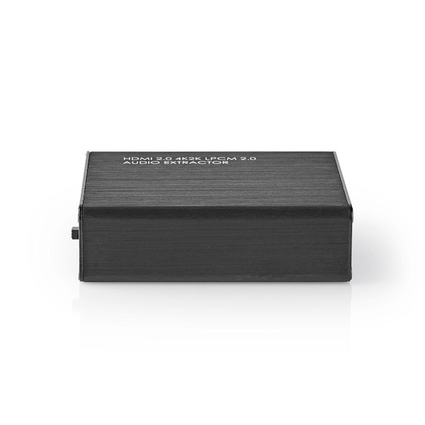 HDMI ™ Extractor | HDMI™ Input | HDMI™ Output / TosLink Hun / 1x 3.5 mm | Maksimal opløsning: 4K@60Hz | 18 Gbps | Metal | Antracit | Gaveæske