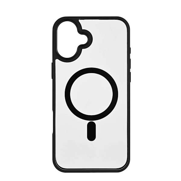 ONSALA takapuskurin läpinäkyvä kotelo MagSerie iPhone 16 Plus läpinäkyvä kotelo, musta