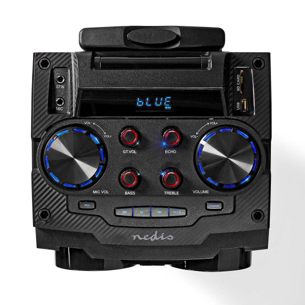 Bluetooth® Party Speaker | Maximal batteritid: 6.5 timmar | 120 W | Bärhandtag | Festljus | Equalizer | Svart