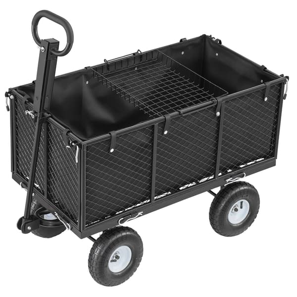 Havevogn 1200 lb, stålvogn, 10-tommer dæk