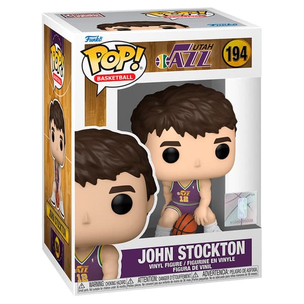 NBA Utah Jazz Pop Figur - John Stockton samlerlegetøj
