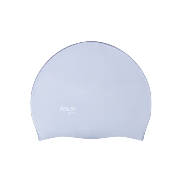 Grå silikone badehætte, ensfarvet