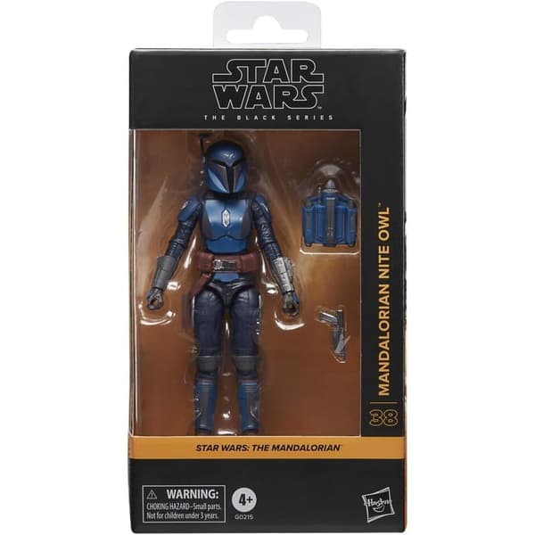Mandalorian Nite Owl figur, 15 cm samleobjekt actionlegetøj