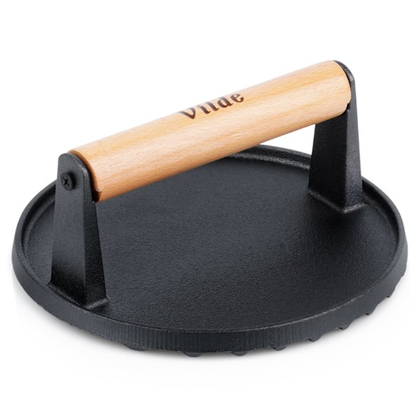 Valurautainen hampurilaispuristin CAST LINE 17,5 cm