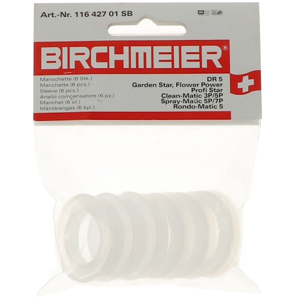 Birchmeier kolvringar (per 6 stycken)