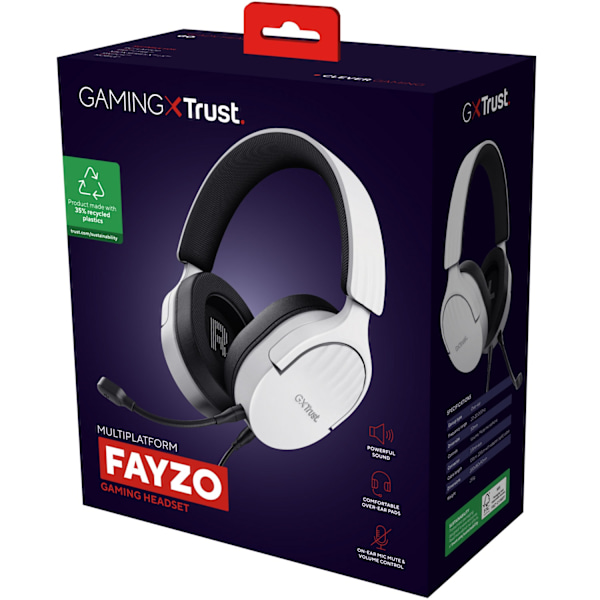 GXT 489W Fayzo Gamingheadset Eco Vit