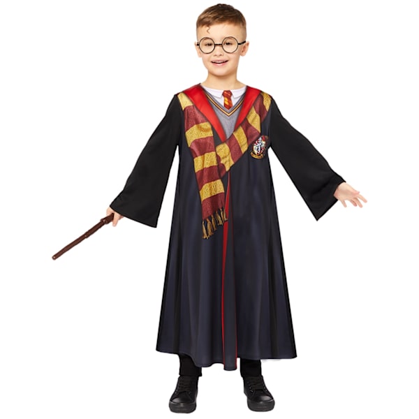 Harry Potter Deluxe -Dräkt 128 Cm Svart